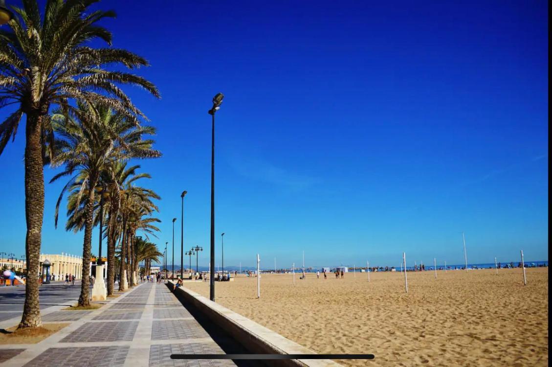 Lovely Apartment Near Beach & Science City Valencia Exterior foto